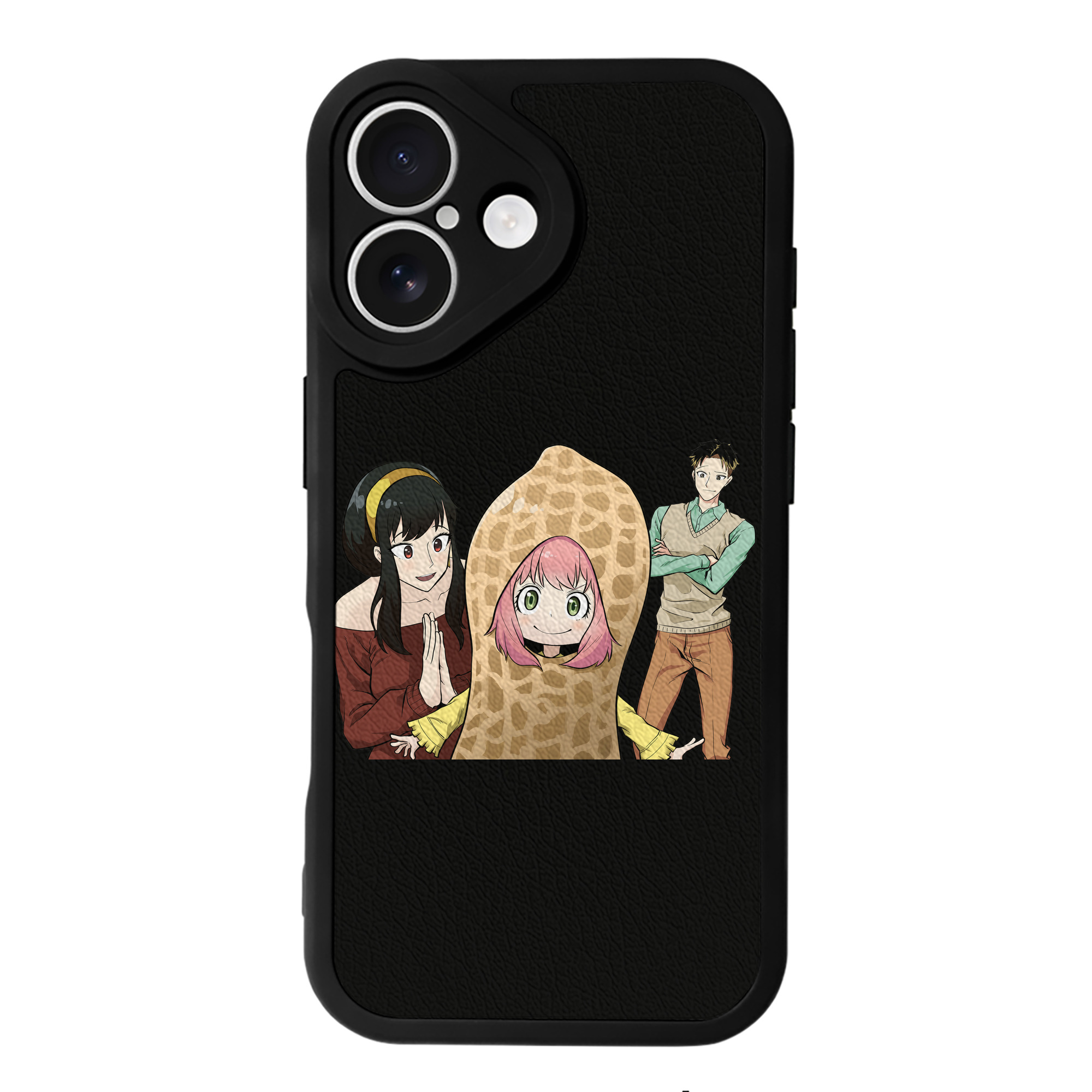 （画像用） SPY×FAMILY间谍家家酒 【iPhone 16シリーズ対応】シリコンスマホケース（レザー調） 材質：シリコン